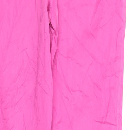 Simple Womens Pink   Chino Trousers Size 8 L25 in