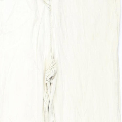 saviour Womens Beige  Denim Straight Jeans Size 33 in L27 in
