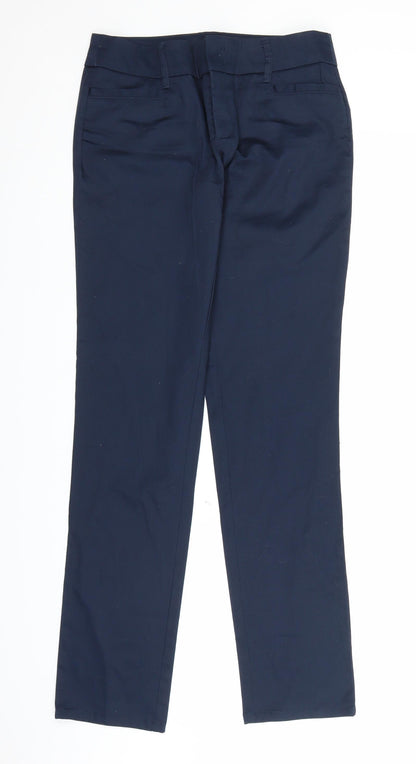Yessica Womens Blue   Trousers  Size 8 L31 in