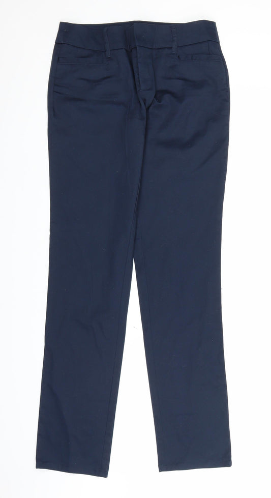 Yessica Womens Blue   Trousers  Size 8 L31 in