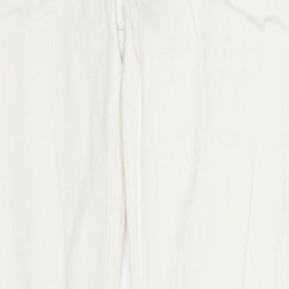 BikBok Womens White  Denim Straight Jeans Size M L26 in