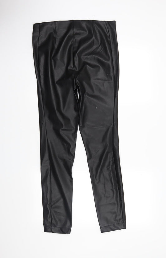 Womens UK Size 12 NEXT Regular Fit  Black Trousers