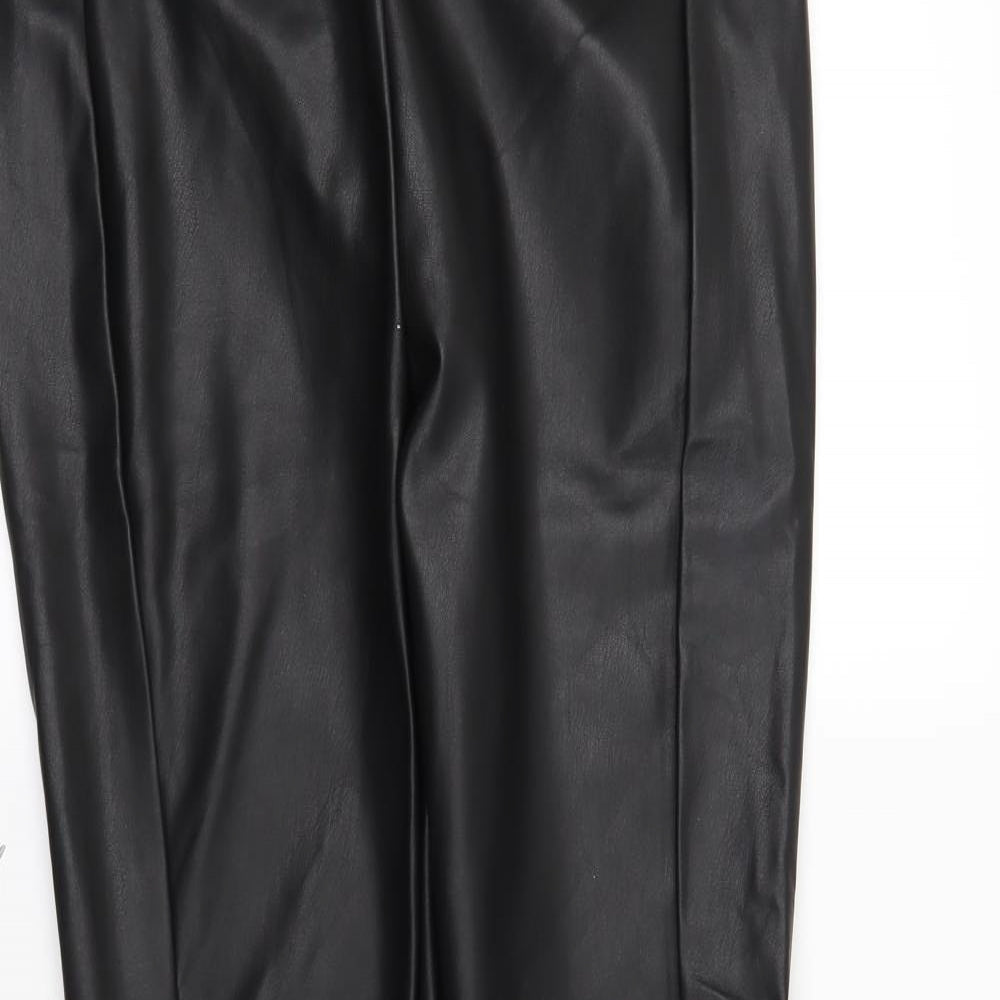 Womens UK Size 12 NEXT Regular Fit  Black Trousers