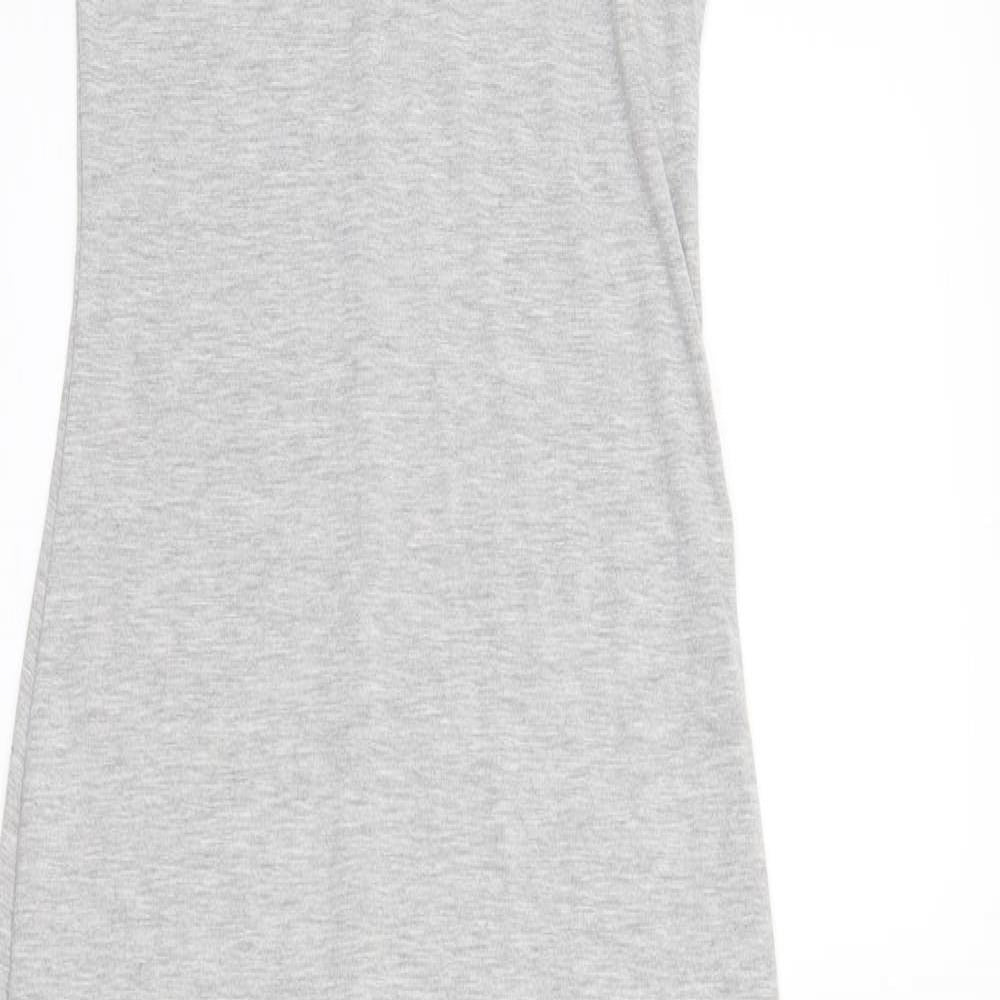 Boohoo Womens Grey   Tank Dress  Size 10