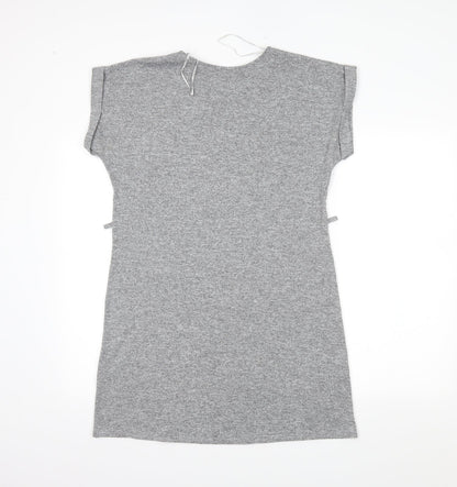 Womens UK Size 12 Select Grey Tunic T-Shirt