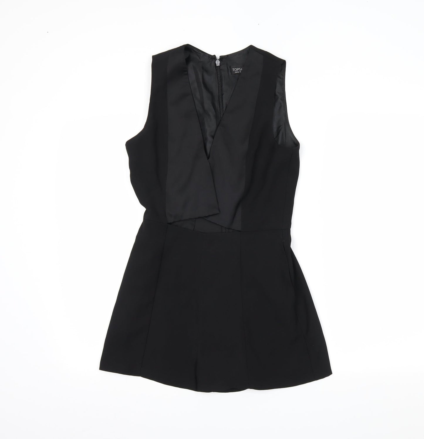 Topshop Womens Beige   Playsuit One-Piece Size 8 L3 in