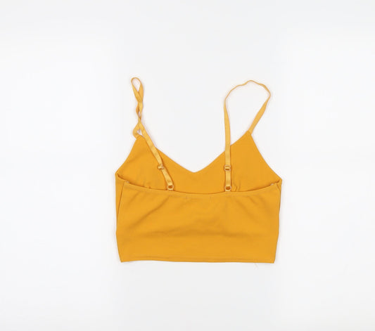 Quiz Womens Yellow   Cropped Tank Size 8