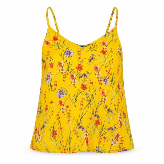 cotton:on Womens Yellow Floral  Camisole Tank Size S