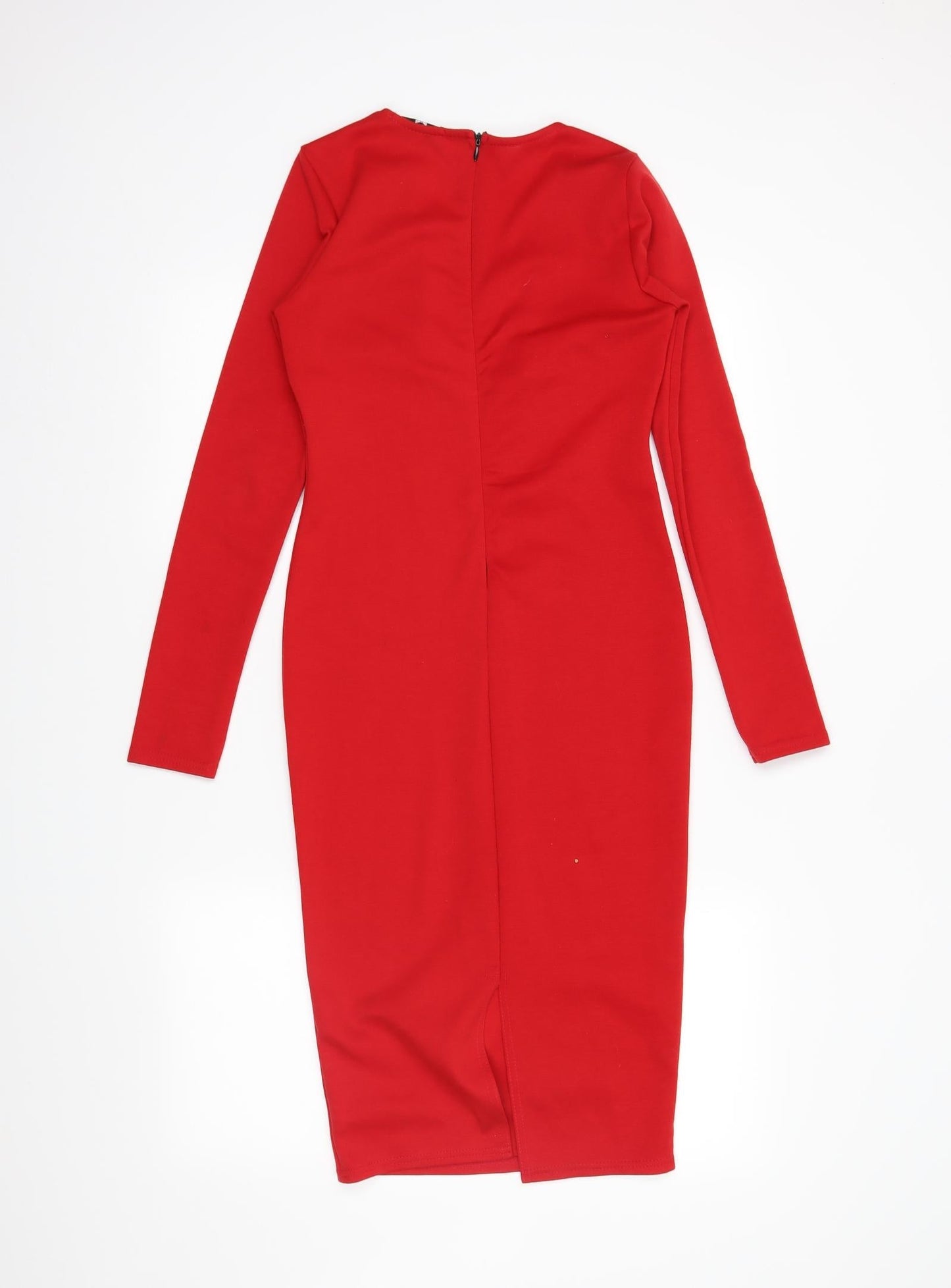 Missguided Womens Red   Bodycon  Size 8