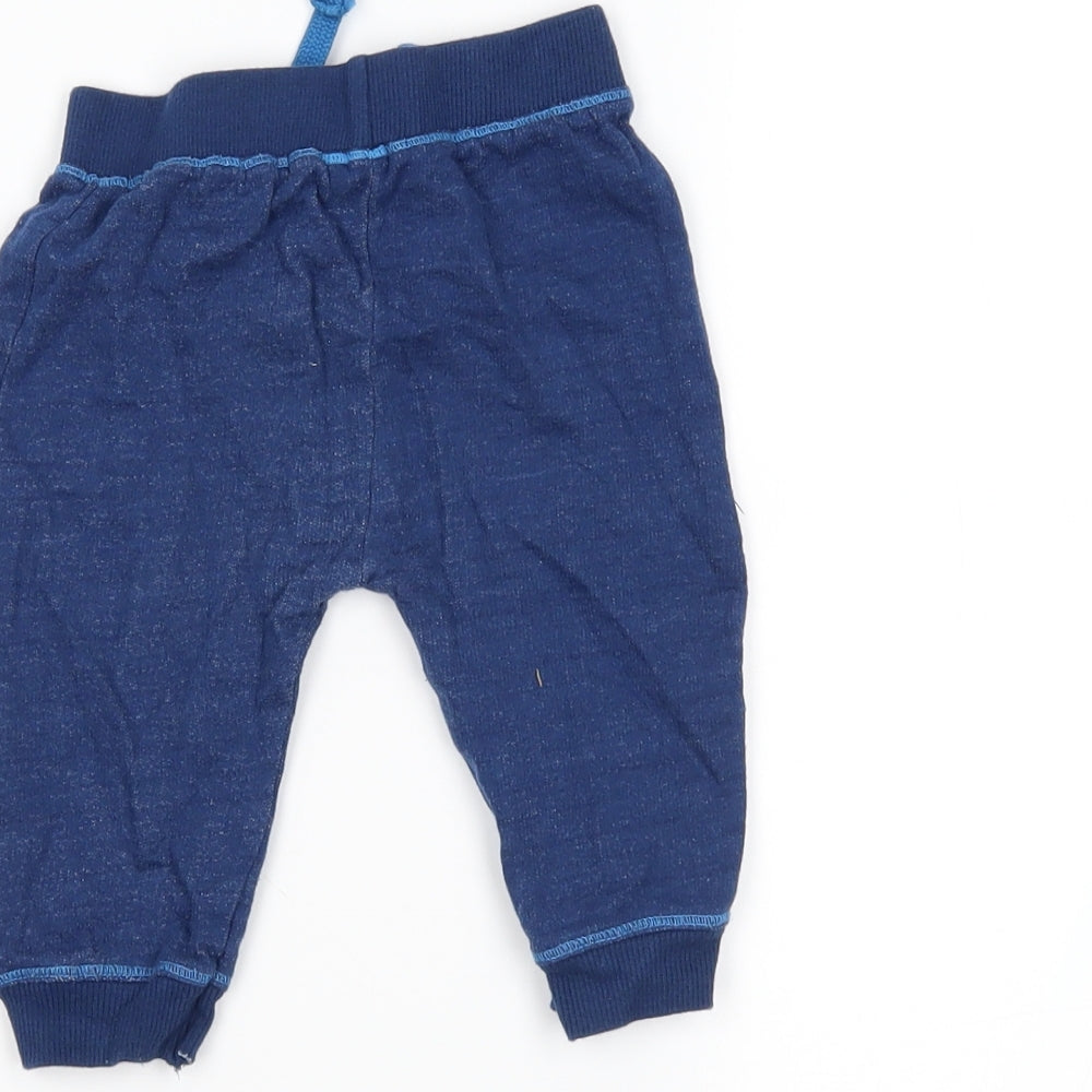 Lullaby Boys Blue   Jogger Trousers Size 6-9 Months