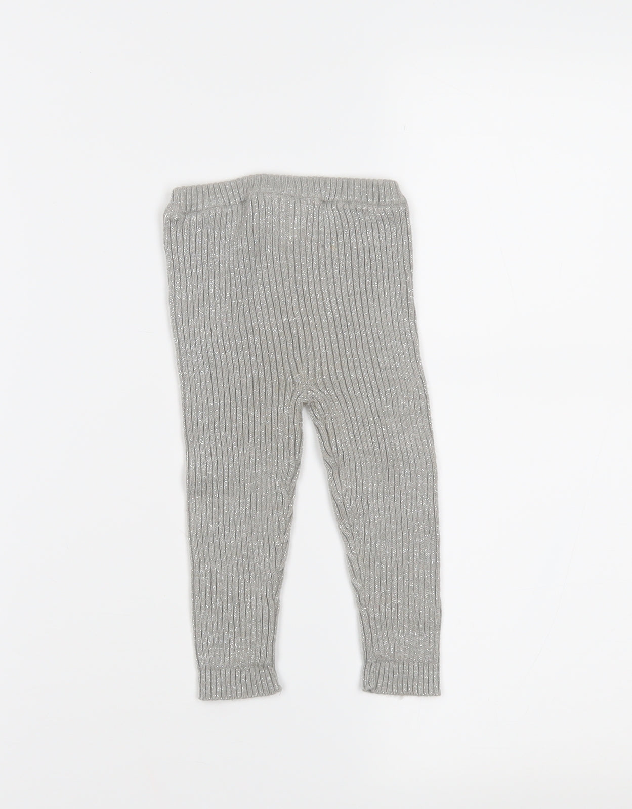 Vertbaudet Girls Grey   Sweatpants Leggings Size 3-6 Months