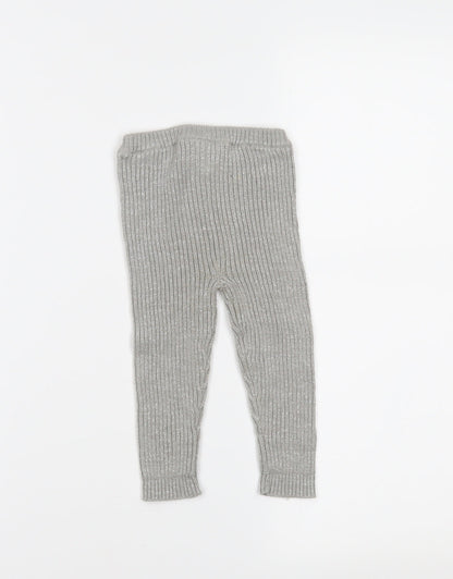 Vertbaudet Girls Grey   Sweatpants Leggings Size 3-6 Months