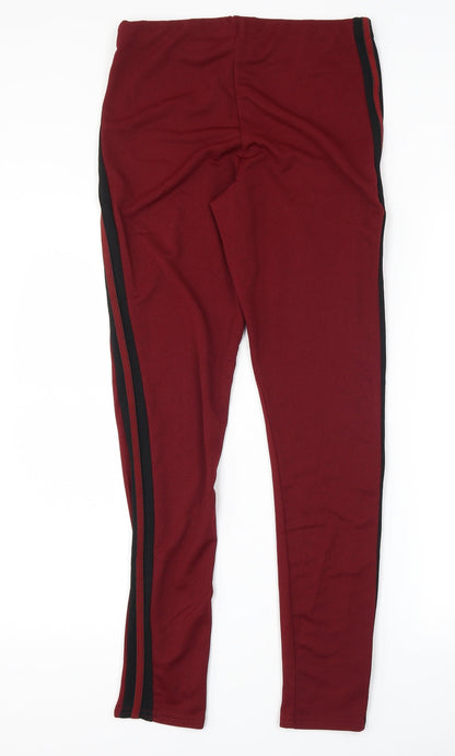 New Look Womens Red   Trousers  Size 12 L28 in