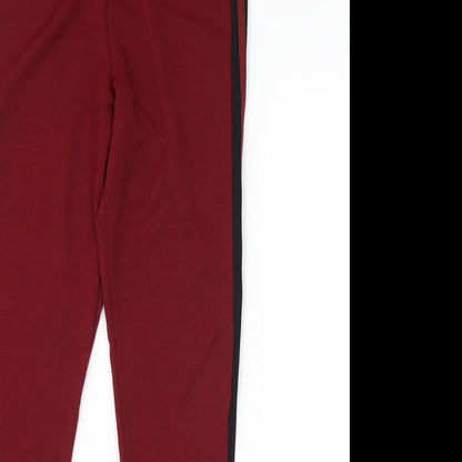 New Look Womens Red   Trousers  Size 12 L28 in