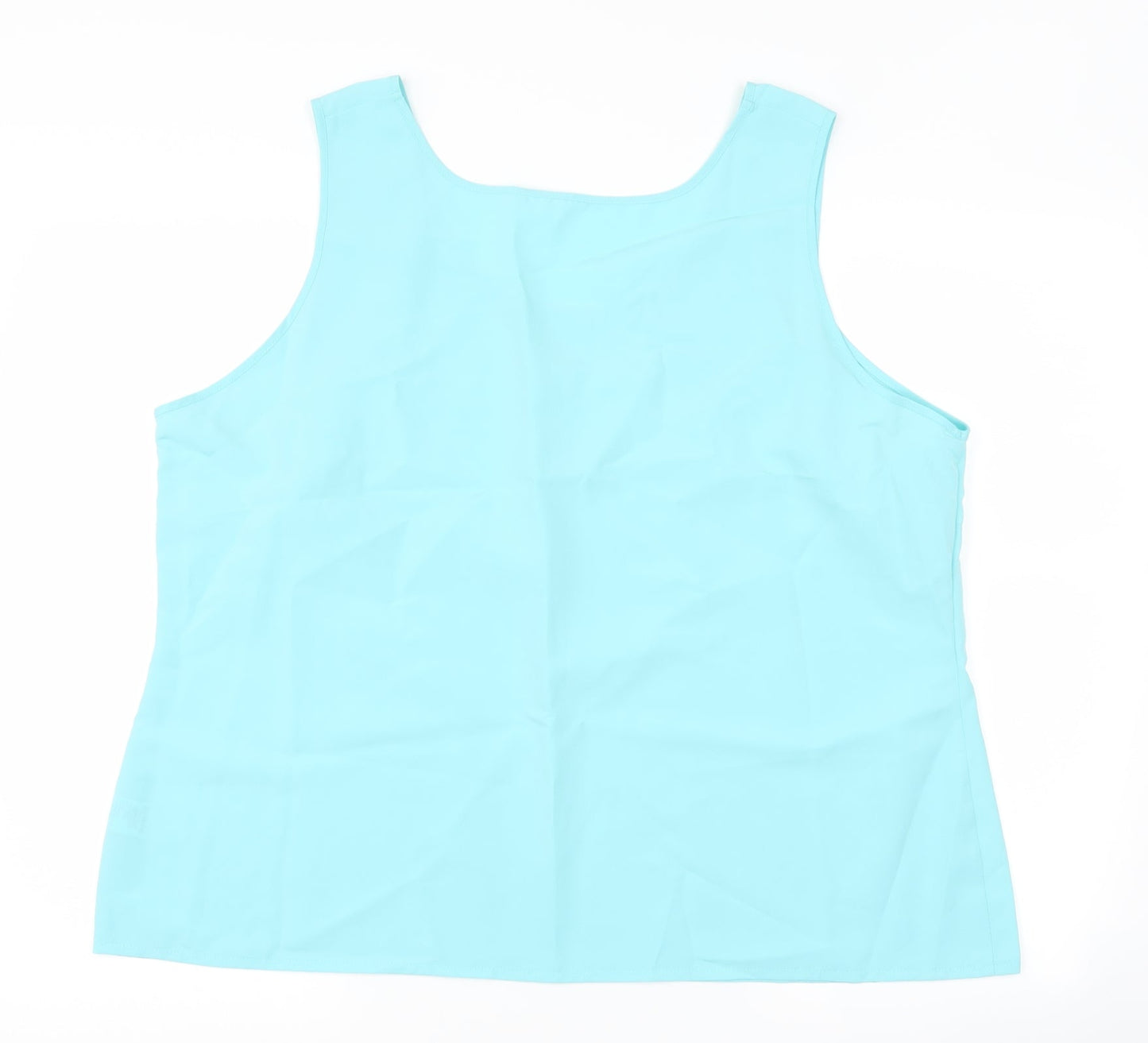 Womens UK Size 20 Marks and Spencer Blue Basic Tank