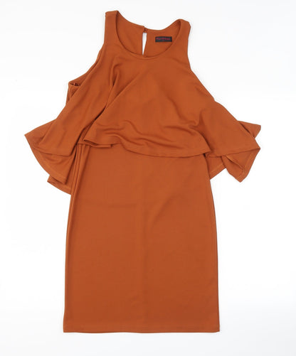 Miss Selfridge Womens Brown   Bodycon  Size 8