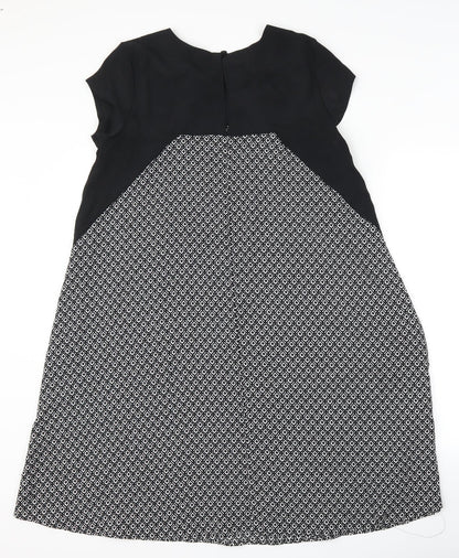 NEXT Womens Black Floral  Shift  Size 10