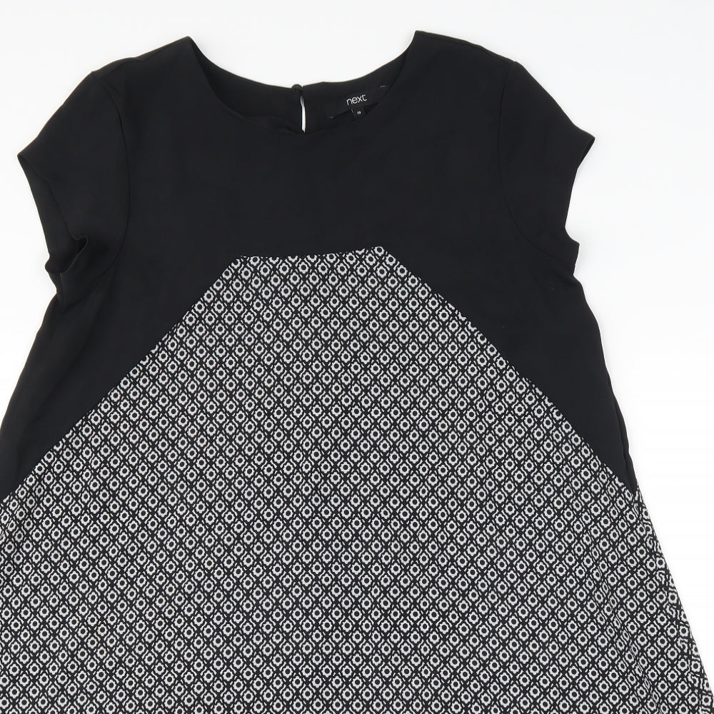 NEXT Womens Black Floral  Shift  Size 10