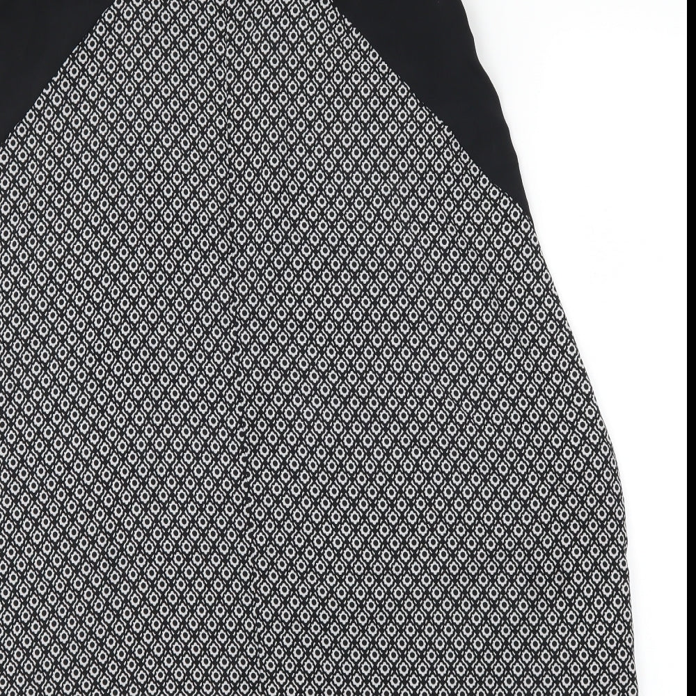 NEXT Womens Black Floral  Shift  Size 10