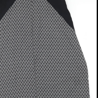 NEXT Womens Black Floral  Shift  Size 10