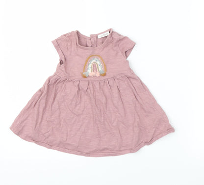NEXT Girls Purple   A-Line  Size 3-6 Months  - rainbow