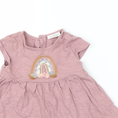 NEXT Girls Purple   A-Line  Size 3-6 Months  - rainbow