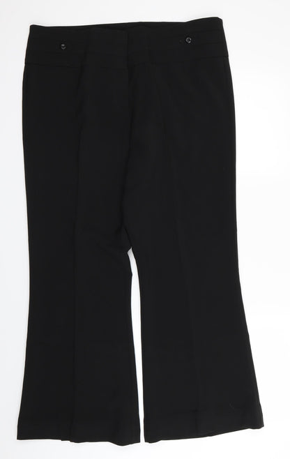Asda George Womens Black   Trousers  Size 16 L27 in