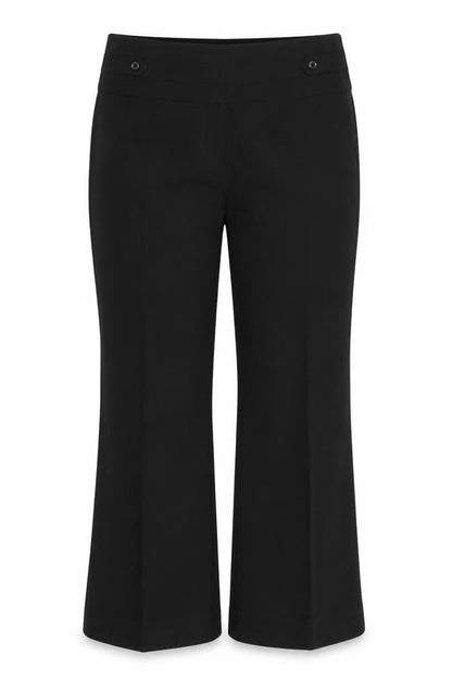 Womens UK Size 16 Asda George Regular Fit  Black Trousers