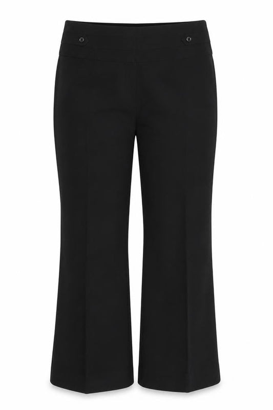Womens UK Size 16 Asda George Regular Fit  Black Trousers