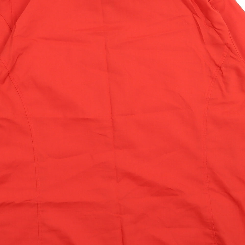 Asda George Womens Red   Basic Button-Up Size 18