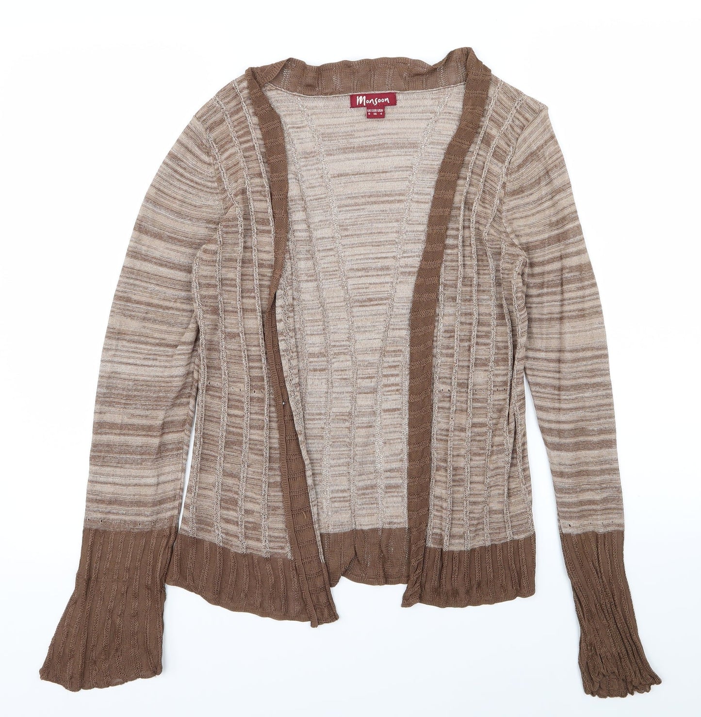 Monsoon Womens Brown   Cardigan Jumper Size 8
