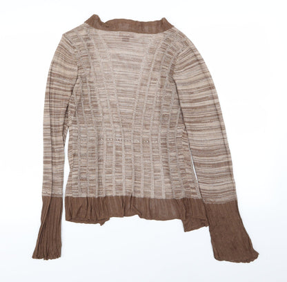 Monsoon Womens Brown   Cardigan Jumper Size 8