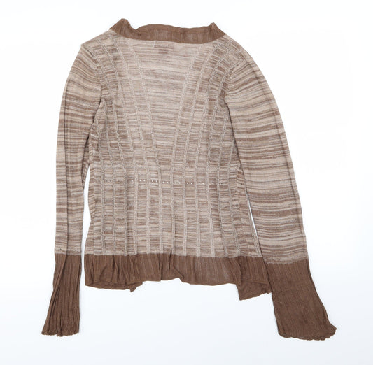 Monsoon Womens Brown   Cardigan Jumper Size 8