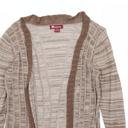 Monsoon Womens Brown   Cardigan Jumper Size 8