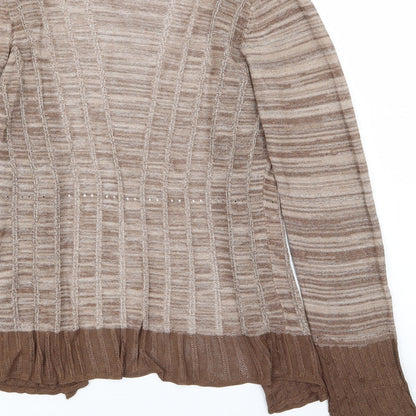 Monsoon Womens Brown   Cardigan Jumper Size 8