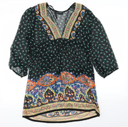 Womens UK Size M evie Multicoloured Basic Blouse