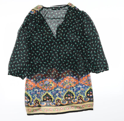 Womens UK Size M evie Multicoloured Basic Blouse