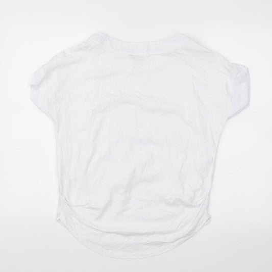 Womens UK Size 6 next White Basic T-Shirt