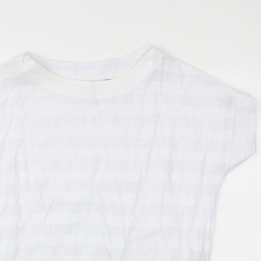 Womens UK Size 6 next White Basic T-Shirt