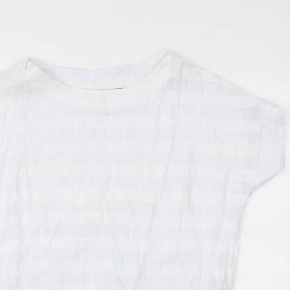 Womens UK Size 6 next White Basic T-Shirt