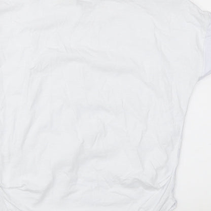 Womens UK Size 6 next White Basic T-Shirt
