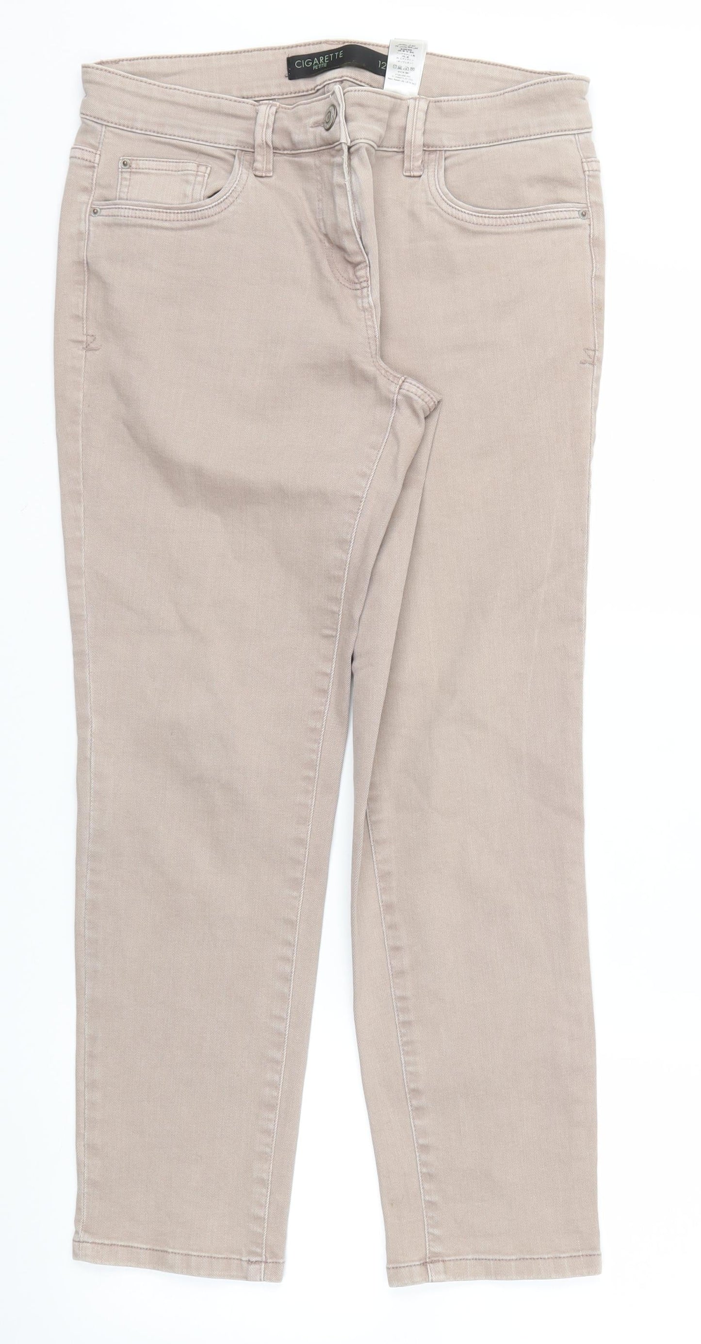 next  Mens Beige   Straight Jeans Size 16 L27 in