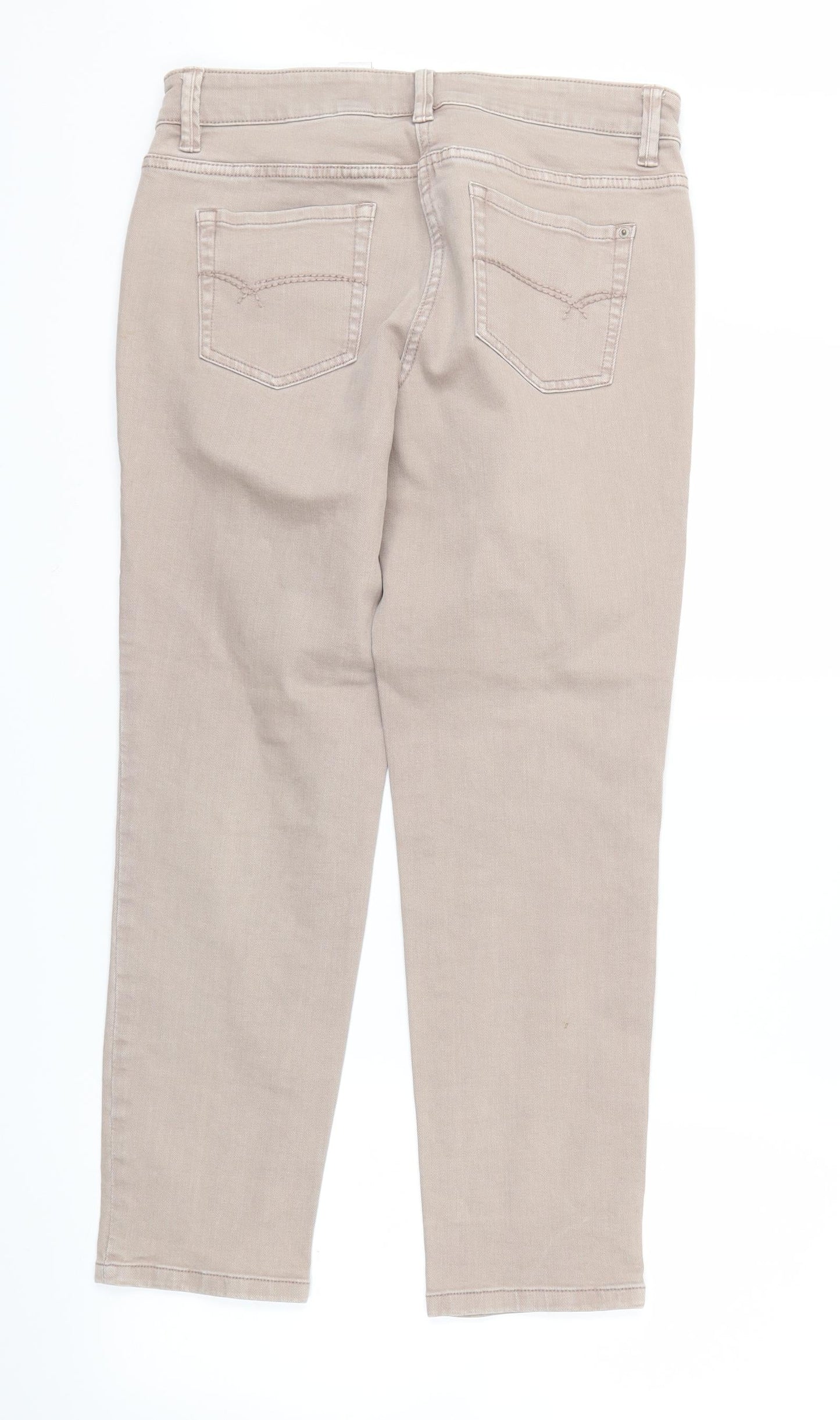 next  Mens Beige   Straight Jeans Size 16 L27 in