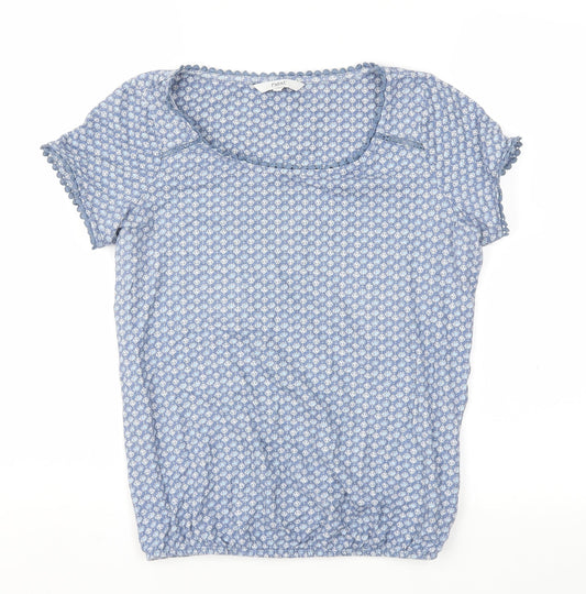 Womens UK Size 6 next Blue Basic T-Shirt