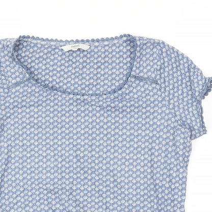 Womens UK Size 6 next Blue Basic T-Shirt