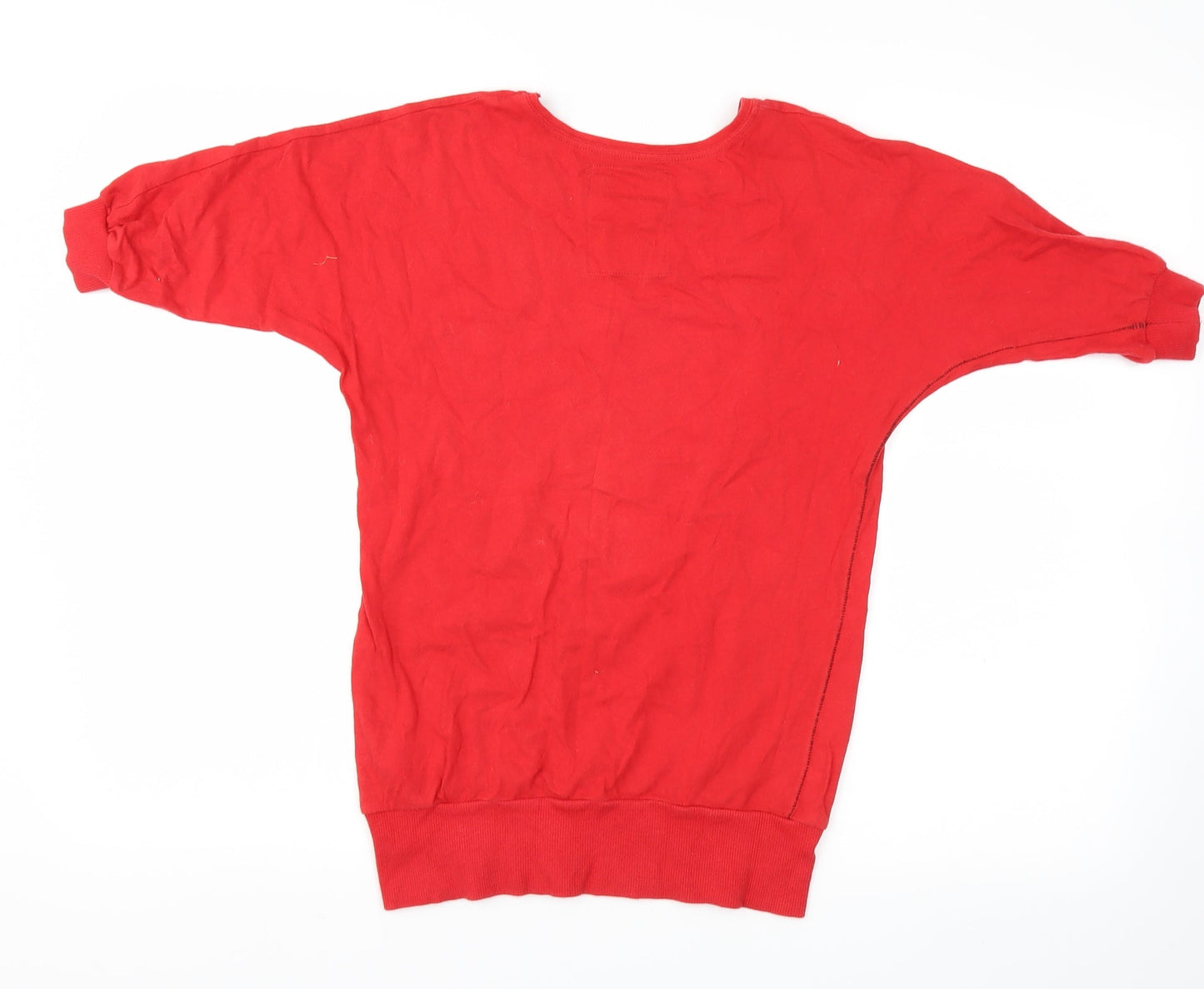 Sammy Girls Red   Basic T-Shirt Size 10-11 Years