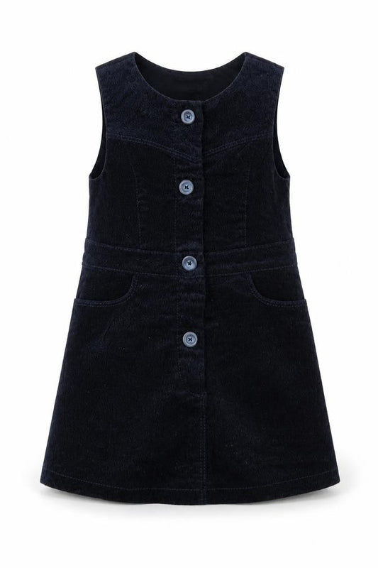 Preworn Girls Blue   Fit & Flare  Size 5 Years