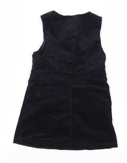 Preworn Girls Blue   Fit & Flare  Size 5 Years