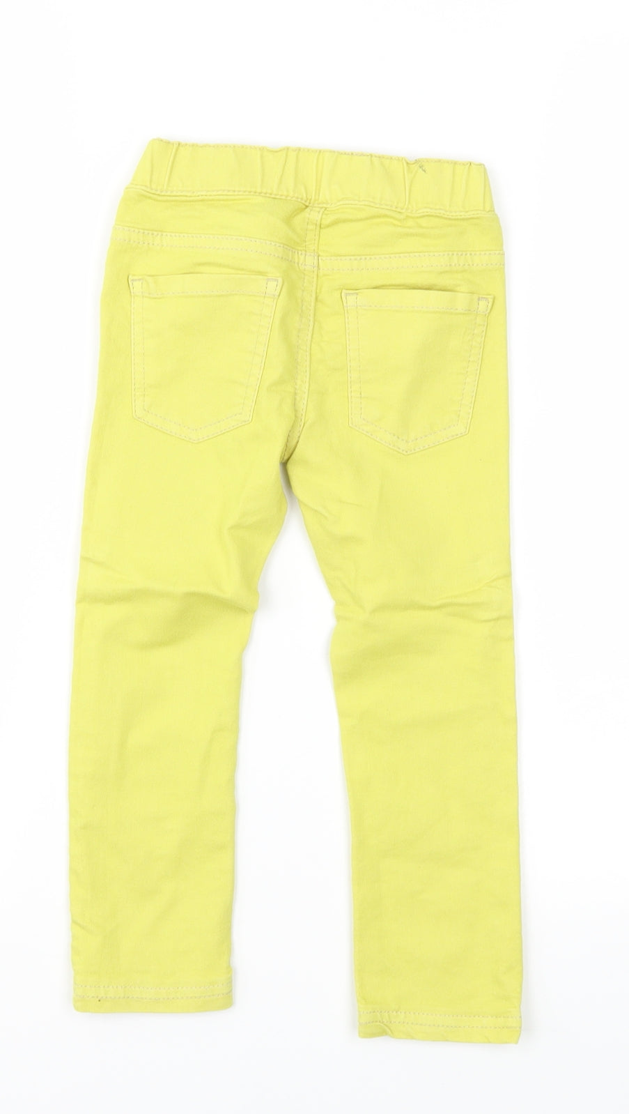 preworn  Girls Yellow   Jegging Trousers Size 2XS