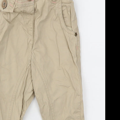 NEXT Girls Beige   Chino Trousers Size 2-3 Years